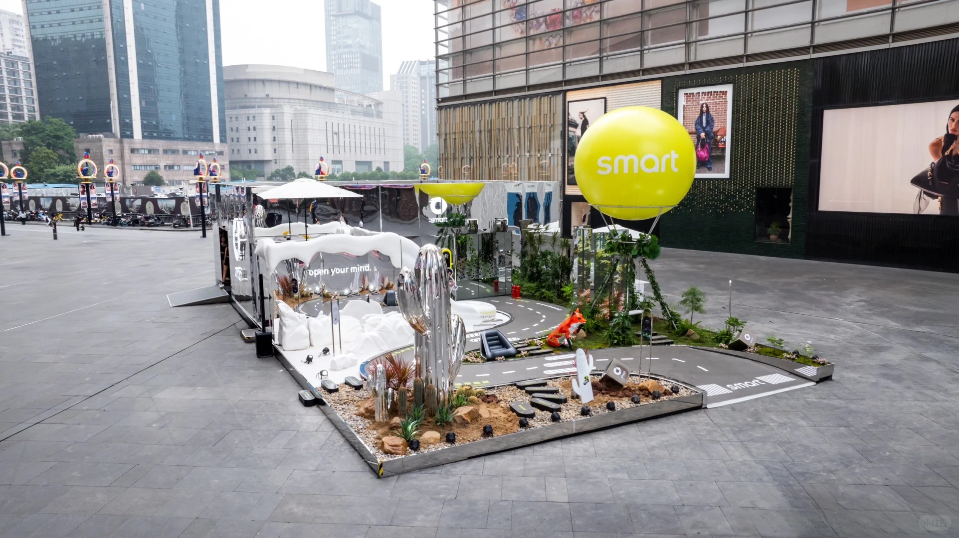 smart汽车  X  南京德基广场  